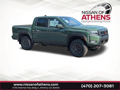 Green 2026 Nissan Frontier PRO-4X
