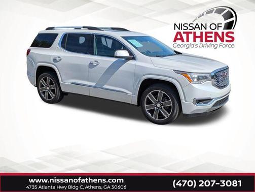 White Frost 2017 GMC Acadia Denali