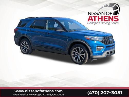 Blue 2020 Ford Explorer ST