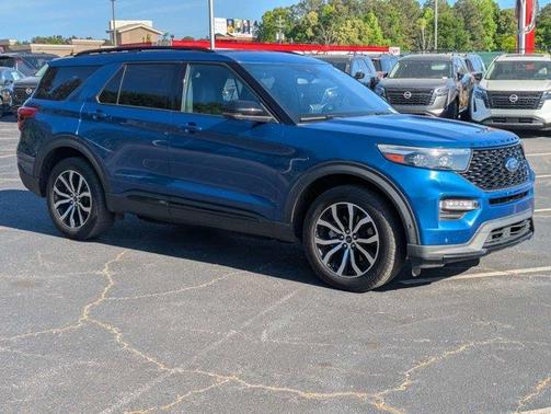 Blue 2020 Ford Explorer ST