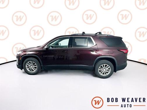 Black Cherry Metallic 2023 Chevrolet Traverse LT Cloth
