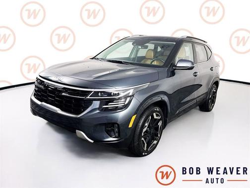 Gravity Gray 2024 Kia Seltos SX Turbo