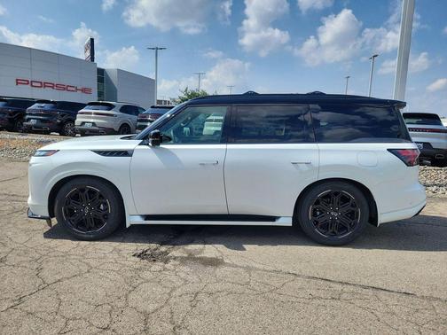 White / Black 2026 INFINITI QX80 SPORT