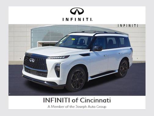 Radiant White 2026 INFINITI QX80 SPORT