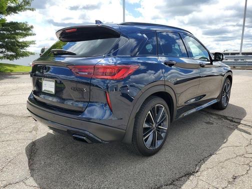 Hermosa Blue 2025 INFINITI QX50 SPORT