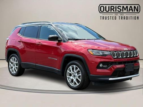 Red 2025 Jeep Compass Limited