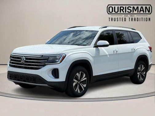 Pure White 2025 Volkswagen Atlas 2.0T SE