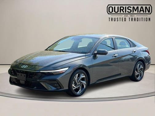 Gray 2024 Hyundai ELANTRA Limited