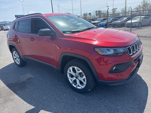 Red 2025 Jeep Compass Latitude