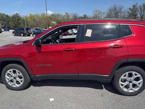Red 2025 Jeep Compass Latitude