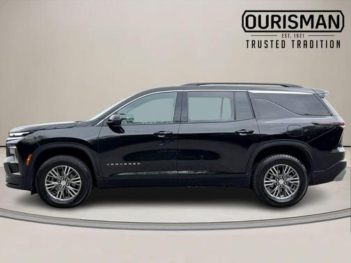 Black Metallic 2024 Chevrolet Traverse LT