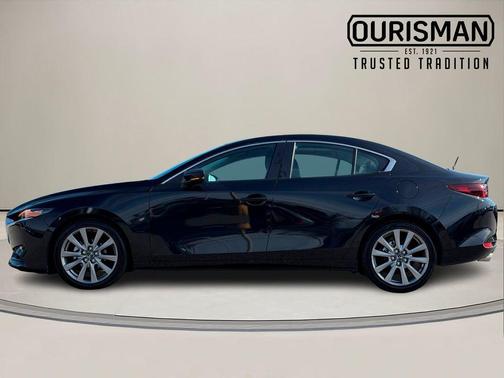 Jet Black 2024 Mazda Mazda3 FWD w/Preferred Package