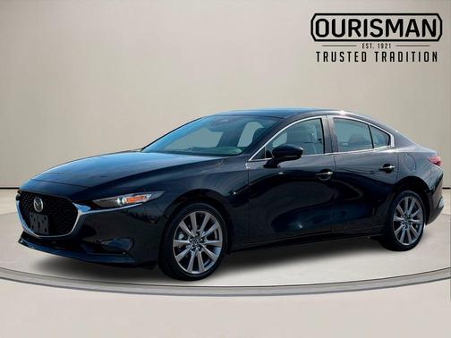 Jet Black 2024 Mazda Mazda3 FWD w/Preferred Package