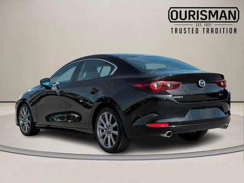 Jet Black 2024 Mazda Mazda3 FWD w/Preferred Package