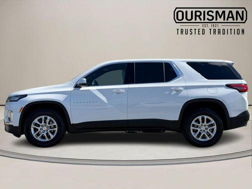 Summit White 2023 Chevrolet Traverse LS