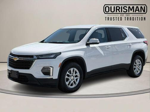 Summit White 2023 Chevrolet Traverse LS