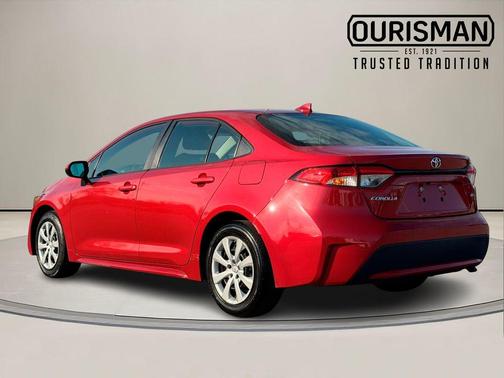Barcelona Red Metallic 2021 Toyota Corolla LE