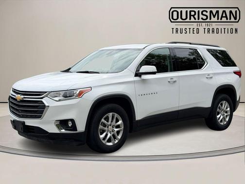 Summit White 2019 Chevrolet Traverse LT Cloth