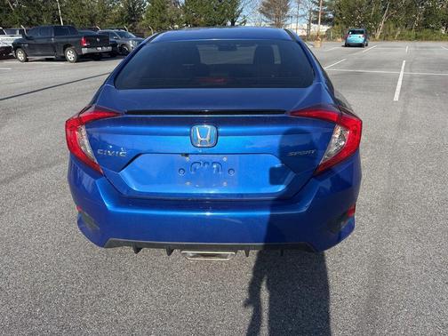 Aegean Blue Metallic 2019 Honda Civic Sport