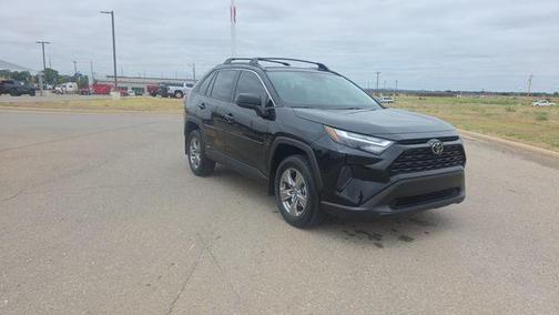 Midnight Black Metallic 2025 Toyota RAV4 Hybrid LE