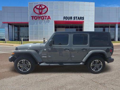 Sting-Gray Clearcoat 2023 Jeep Wrangler 4-Door Sahara 4x4