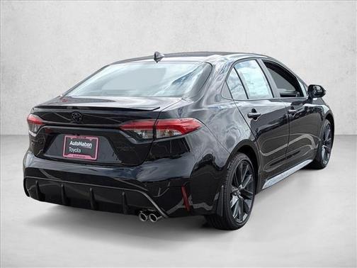 Midnight Black Metallic 2026 Toyota Corolla XSE