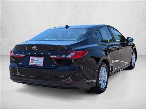 Midnight Black Metallic 2025 Toyota Camry LE