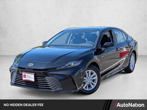 Midnight Black Metallic 2025 Toyota Camry LE