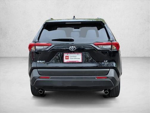 Midnight Black Metallic 2025 Toyota RAV4 Hybrid LE
