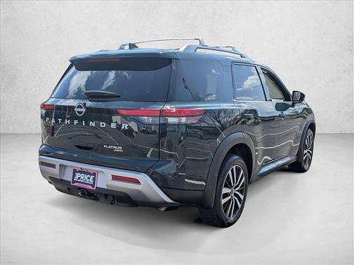 Obsidian Green Pearl 2025 Nissan Pathfinder Platinum 4WD