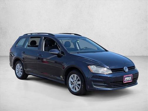 Night Blue Metallic 2017 Volkswagen Golf SportWagen TSI S