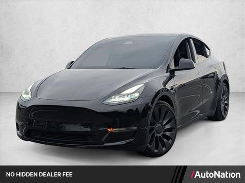 Solid Black 2024 Tesla Model Y Performance Dual Motor All-Wheel Drive