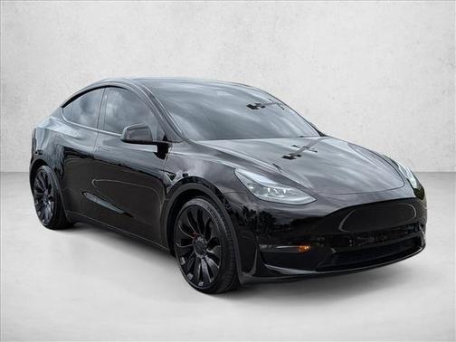 Solid Black 2024 Tesla Model Y Performance Dual Motor All-Wheel Drive