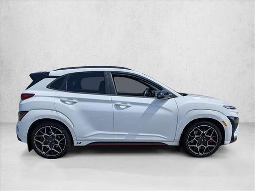 Lunar White 2022 Hyundai Kona N FWD