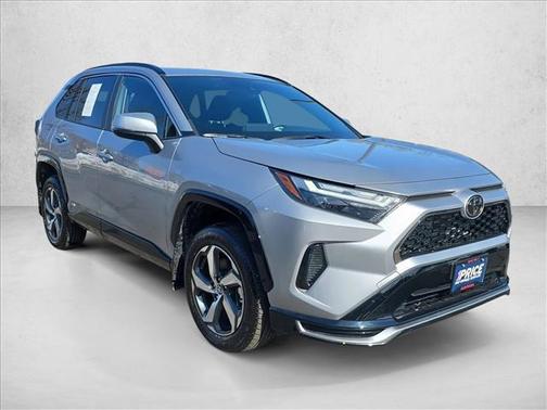 Silver Sky Metallic/Midnight Black Metallic 2025 Toyota RAV4 Hybrid SE
