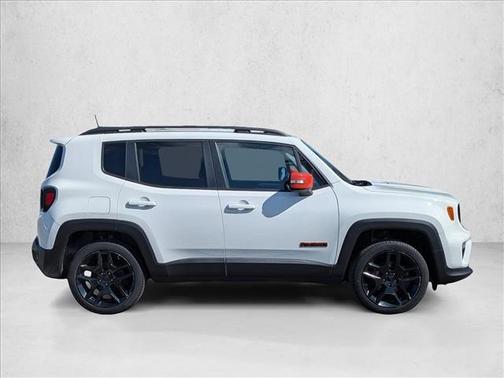 Alpine White Clearcoat 2020 Jeep Renegade Orange Edition 4x4