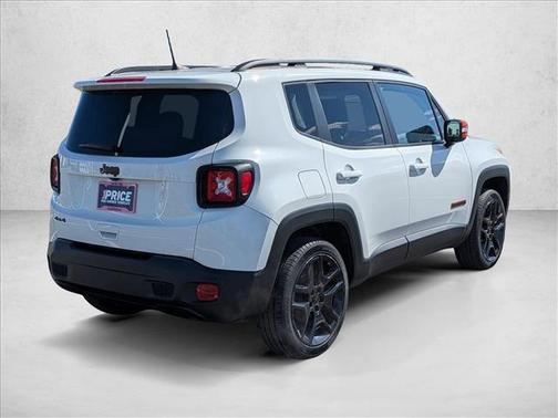 Alpine White Clearcoat 2020 Jeep Renegade Orange Edition 4x4