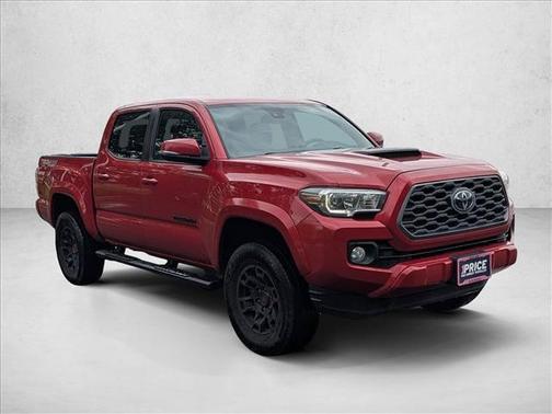 Barcelona Red Metallic 2021 Toyota Tacoma TRD Sport