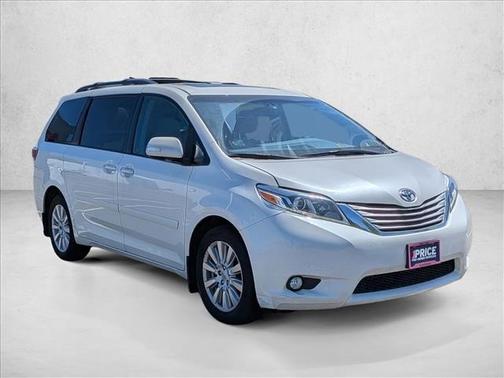 Blizzard Pearl 2017 Toyota Sienna Limited Premium