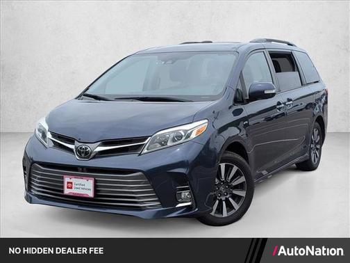 Parisian Night Pearl 2019 Toyota Sienna Limited Premium
