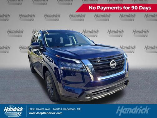 Deep Ocean Blue 2025 Nissan Pathfinder SV