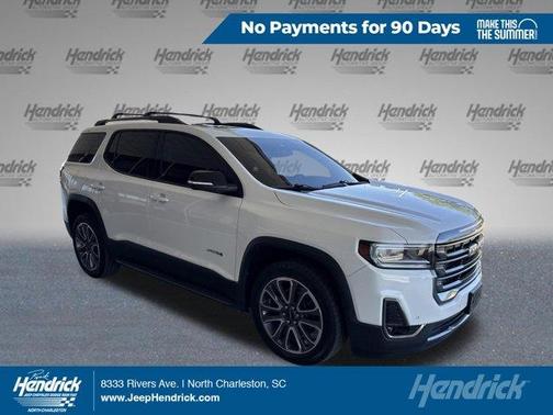 White Frost Tri-Coat 2020 GMC Acadia AT4