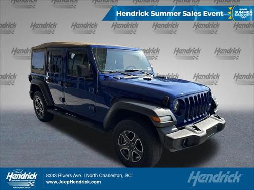 2020 Jeep Wrangler Unlimited Black and Tan 4X4