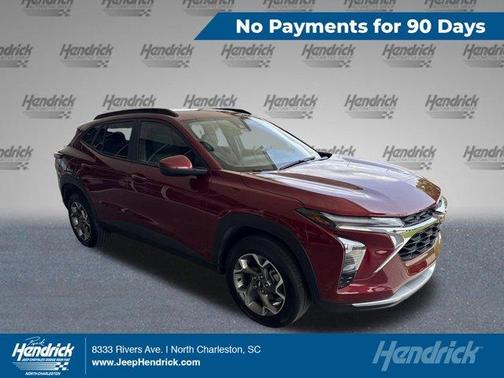 Crimson Metallic 2025 Chevrolet Trax LT