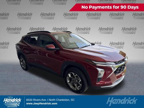 Crimson Metallic 2025 Chevrolet Trax LT