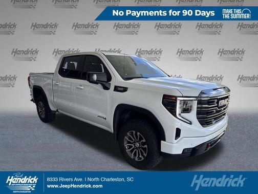 Summit White 2023 GMC Sierra 1500 AT4