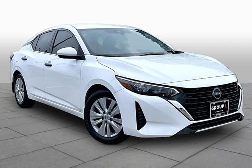 Cloud White 2025 Nissan Sentra S