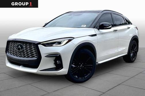 Majestic White 2023 INFINITI QX55 LUXE