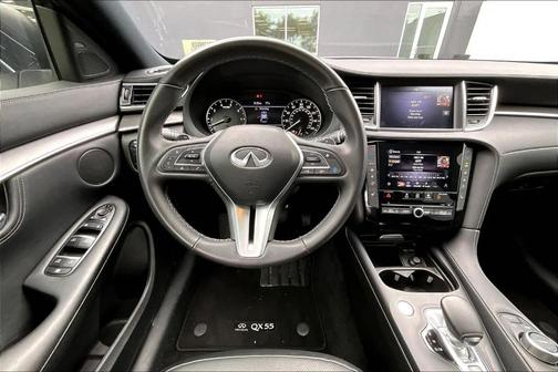 Majestic White 2023 INFINITI QX55 LUXE