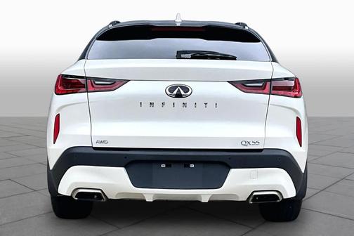 Majestic White 2023 INFINITI QX55 LUXE
